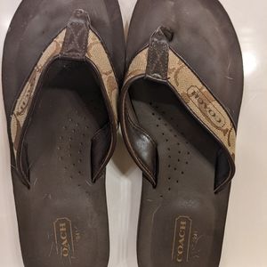 COACH flip flops
